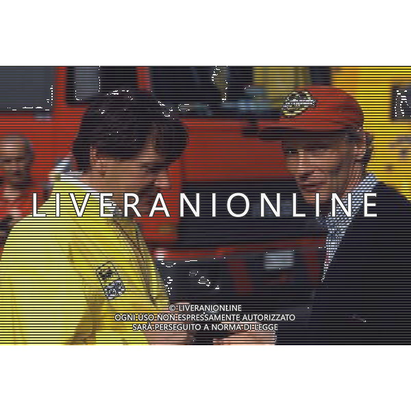 nella foto niki lauda e barnard 1987 ph archivio giovanni liverani/ag aldo liverani s.a.s.