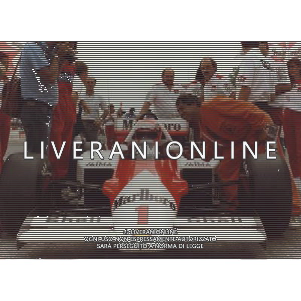 ARCHIVIO GIOVANNI LIVERANI 1984 NELLA FOTO NIKI LAUDA AGENZIA ALDO LIVERANI