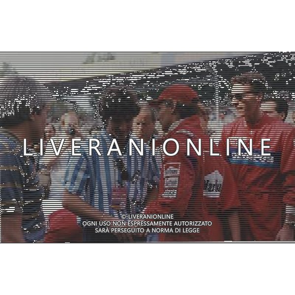 ARCHIVIO GIOVANNI LIVERANI NELLA FOTO PAOLO ROSSI CON NIKI LAUDA AGENZIA ALDO LIVERANI