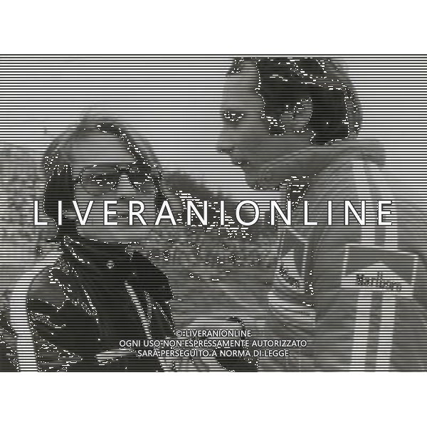ARCHIVIO GIOVANNI LIVERANI NELLA FOTO LUCA CORDERO DI MONTEZEMOLO CON NIKI LAUDA AGENZIA ALDO LIVERANI