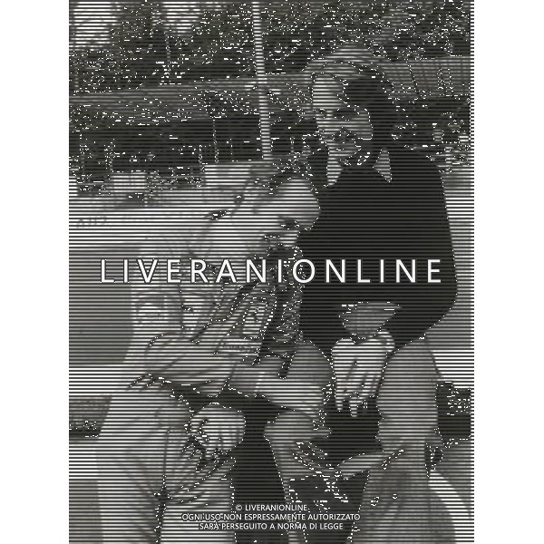 ARCHIVIO GIOVANNI LIVERANI NELLA FOTO LUCA CORDERO DI MONTEZEMOLO CON NIKI LAUDA AGENZIA ALDO LIVERANI