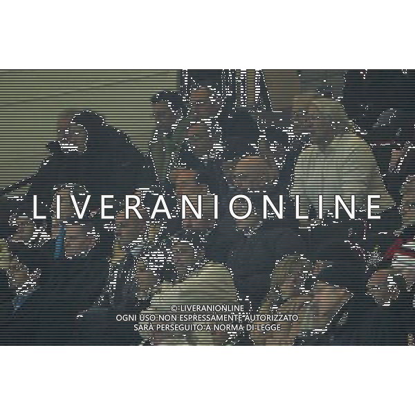 Milan - Juventus Trofeo Berlusconi 06/01/2007 nella foto silvio berlusconi e adriano galliani in tribuna ph luzzani/ag. Aldo Liverani