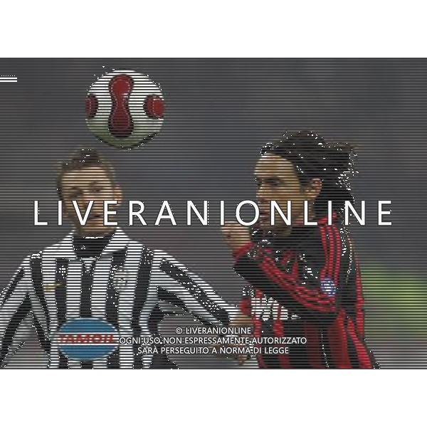 Milan - Juventus Trofeo Berlusconi 06/01/2007 nella foto filippo inzaghi e balzaretti federico ph luzzani/ag. Aldo Liverani