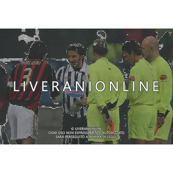 Milan - Juventus Trofeo Berlusconi 06/01/2007 nella foto paolo maldini e del piero alessandro ph luzzani/ag. Aldo Liverani