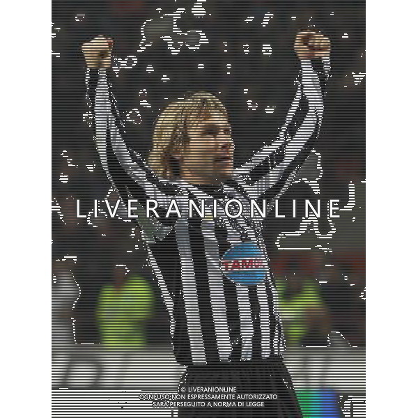 Milan - Juventus Trofeo Berlusconi 06/01/2007 nella foto esultanza dopo il gol di pavel nedved ph luzzani/ag. Aldo Liverani