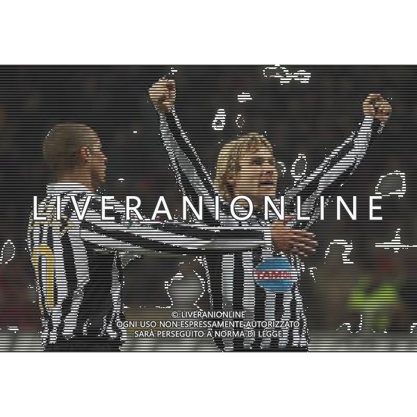 Milan - Juventus Trofeo Berlusconi 06/01/2007 nella foto esultanza dopo il gol di pavel nedved ph luzzani/ag. Aldo Liverani