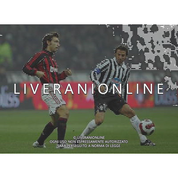 Milan - Juventus Trofeo Berlusconi 06/01/2007 nella foto andrea pirlo e del piero alessandro ph luzzani/ag. Aldo Liverani