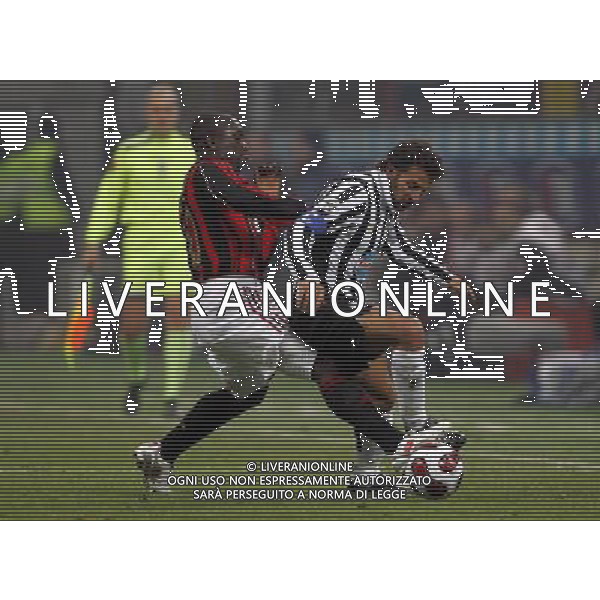 Milan - Juventus Trofeo Berlusconi 06/01/2007 nella foto clarence seedorf e del piero alessandro ph luzzani/ag. Aldo Liverani
