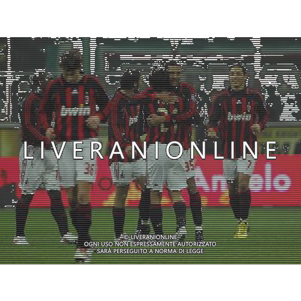 Milan - Juventus Trofeo Berlusconi 06/01/2007 nella foto esultanza dopo il gol di aubameyang ph luzzani/ag. Aldo Liverani