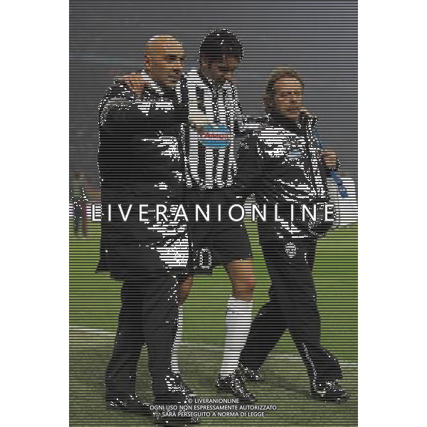 Milan - Juventus Trofeo Berlusconi 06/01/2007 nella foto raffaele palladino esce per infortunio ph luzzani/ag. Aldo Liverani