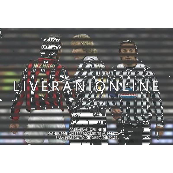 Milano 06-01-2007 16 Trofeo Luigi Berlusconi milan-juventus 3:2 nella foto del piero, nedved e inzaghi ph marco luzzani/ag aldo liverani s.a.s.