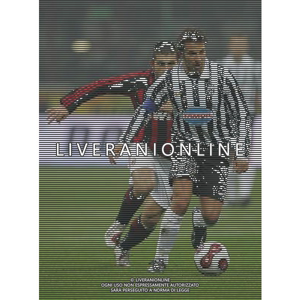 Milano 06-01-2007 16 Trofeo Luigi Berlusconi milan-juventus 3:2 nella foto del piero e gattuso ph marco luzzani/ag aldo liverani s.a.s.