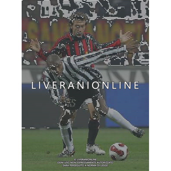 Milano 06-01-2007 16 Trofeo Luigi Berlusconi milan-juventus 3:2 nella foto zalayeta e pirlo ph marco luzzani/ag aldo liverani s.a.s.