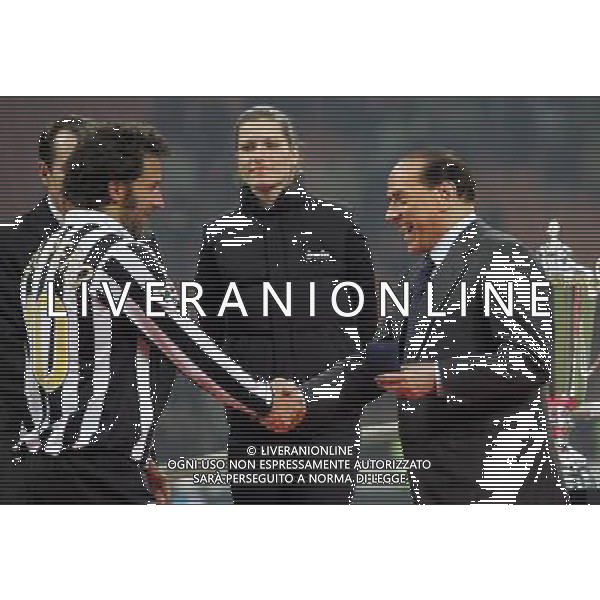 Milano 06-01-2007 16 Trofeo Luigi Berlusconi milan-juventus 3:2 nella foto berlusconi e del piero ph marco luzzani/ag aldo liverani s.a.s.