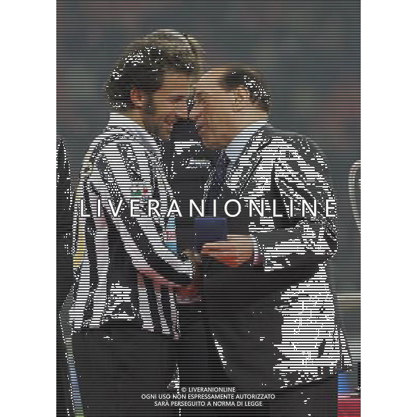 Milano 06-01-2007 16 Trofeo Luigi Berlusconi milan-juventus 3:2 nella foto berlusconi e del piero ph marco luzzani/ag aldo liverani s.a.s.