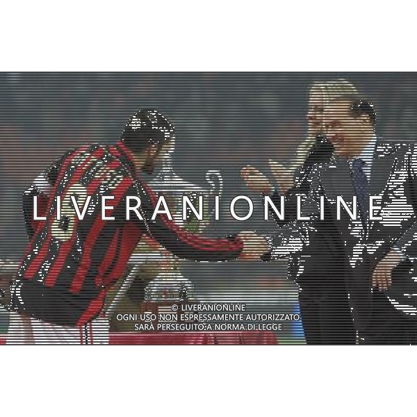 Milano 06-01-2007 16 Trofeo Luigi Berlusconi milan-juventus 3:2 nella foto berlusconi e gattuso ph marco luzzani/ag aldo liverani s.a.s.
