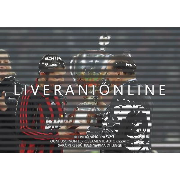 Milano 06-01-2007 16 Trofeo Luigi Berlusconi milan-juventus 3:2 nella foto berlusconi e gattuso ph marco luzzani/ag aldo liverani s.a.s.