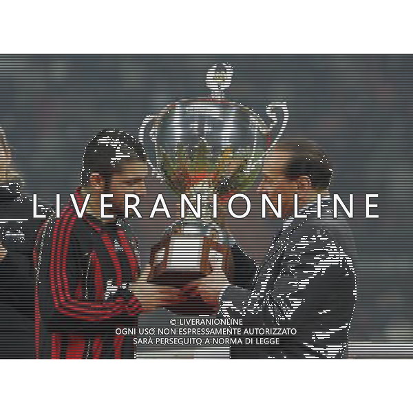 Milano 06-01-2007 16 Trofeo Luigi Berlusconi milan-juventus 3:2 nella foto berlusconi e gattuso ph marco luzzani/ag aldo liverani s.a.s.