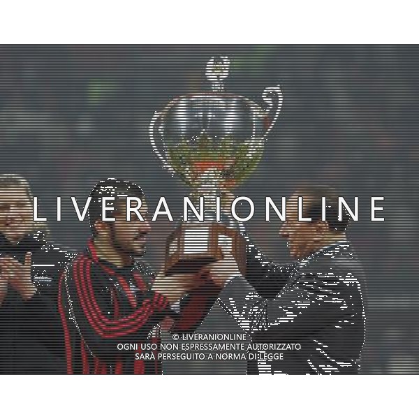 Milano 06-01-2007 16 Trofeo Luigi Berlusconi milan-juventus 3:2 nella foto berlusconi e gattuso ph marco luzzani/ag aldo liverani s.a.s.