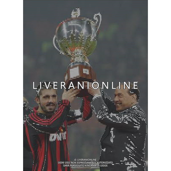 Milano 06-01-2007 16 Trofeo Luigi Berlusconi milan-juventus 3:2 nella foto berlusconi e gattuso ph marco luzzani/ag aldo liverani s.a.s.