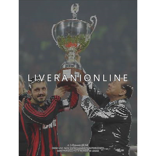 Milano 06-01-2007 16 Trofeo Luigi Berlusconi milan-juventus 3:2 nella foto berlusconi e gattuso ph marco luzzani/ag aldo liverani s.a.s.