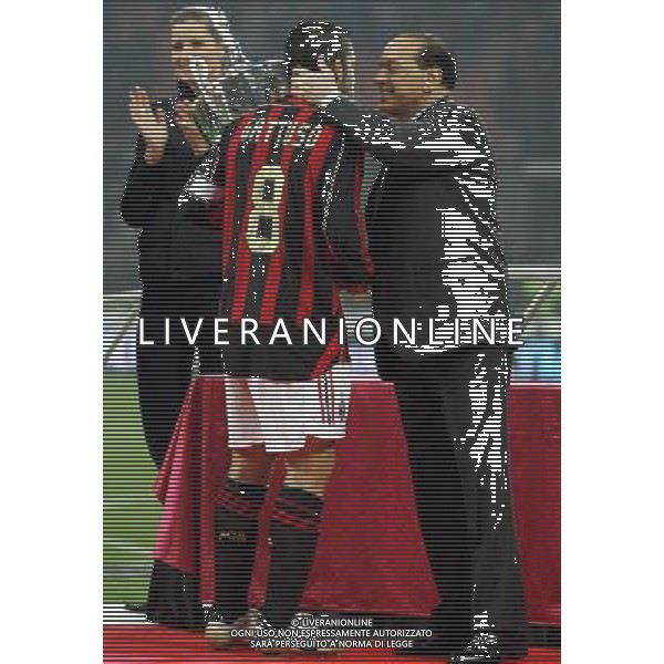 Milano 06-01-2007 16 Trofeo Luigi Berlusconi milan-juventus 3:2 nella foto berlusconi e gattuso ph marco luzzani/ag aldo liverani s.a.s.