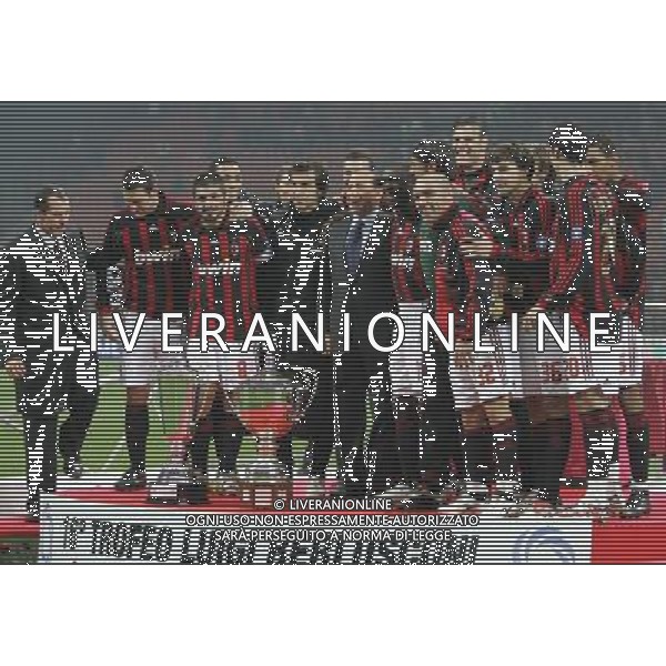 Milano 06-01-2007 16 Trofeo Luigi Berlusconi milan-juventus 3:2 nella foto festa milan ph marco luzzani/ag aldo liverani s.a.s.
