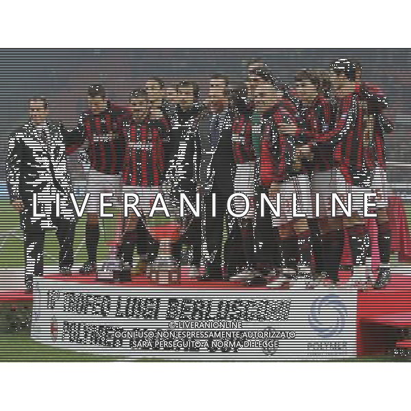 Milano 06-01-2007 16 Trofeo Luigi Berlusconi milan-juventus 3:2 nella foto festa milan ph marco luzzani/ag aldo liverani s.a.s.