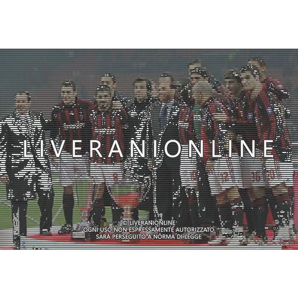 Milano 06-01-2007 16 Trofeo Luigi Berlusconi milan-juventus 3:2 nella foto festa milan ph marco luzzani/ag aldo liverani s.a.s.