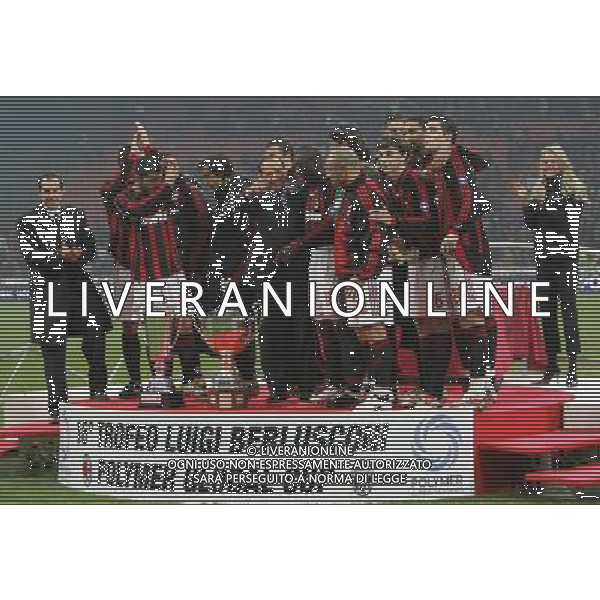 Milano 06-01-2007 16 Trofeo Luigi Berlusconi milan-juventus 3:2 nella foto festa milan ph marco luzzani/ag aldo liverani s.a.s.