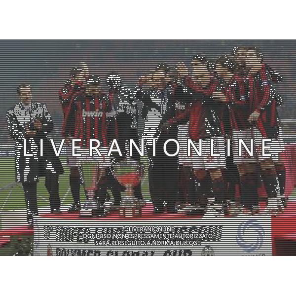 Milano 06-01-2007 16 Trofeo Luigi Berlusconi milan-juventus 3:2 nella foto festa milan ph marco luzzani/ag aldo liverani s.a.s.