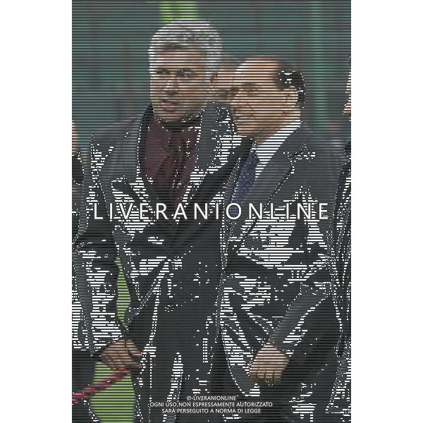 Milano 06-01-2007 16 Trofeo Luigi Berlusconi milan-juventus 3:2 nella foto berlusconi e ancelotti ph marco luzzani/ag aldo liverani s.a.s.