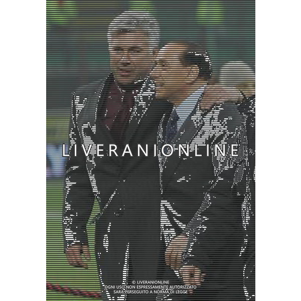 Milano 06-01-2007 16 Trofeo Luigi Berlusconi milan-juventus 3:2 nella foto berlusconi e ancelotti ph marco luzzani/ag aldo liverani s.a.s.