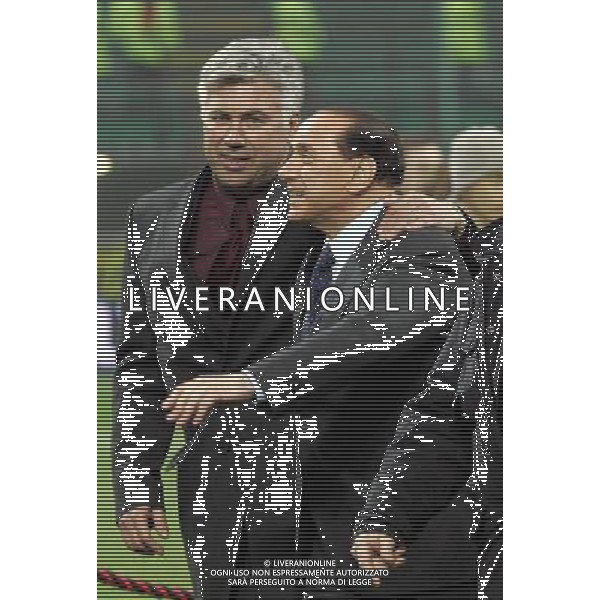 Milano 06-01-2007 16 Trofeo Luigi Berlusconi milan-juventus 3:2 nella foto berlusconi e ancelotti ph marco luzzani/ag aldo liverani s.a.s.