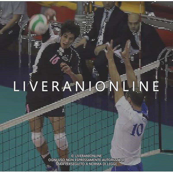 MILANO 7/1/2007 PALALIDO PIAZZALE STUPARICH CAMPIONATO SERIE A2 VOLLEY SPARKLING VOLLEY MILANO-MODUGNO VOLLEY NELLA FOTO PETR PLATENIK FOTO ROMANO/AG ALDO LIVERANI