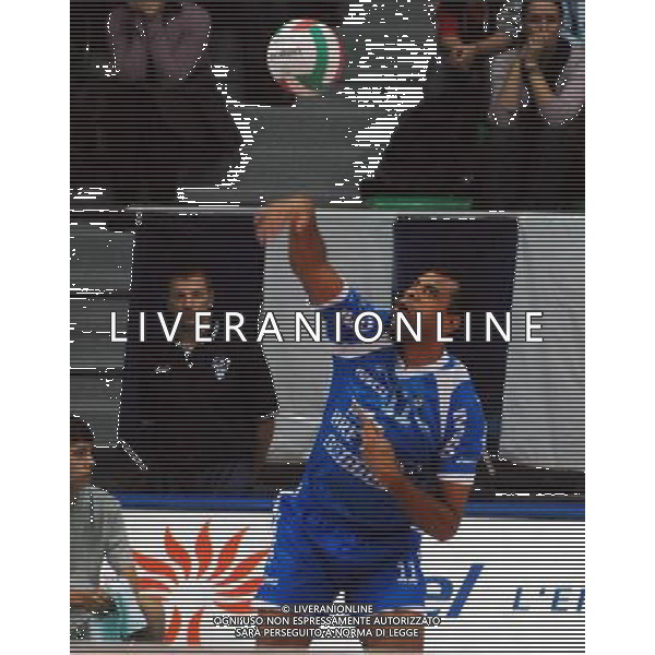 CUNEO 07/01/2007 CAMPIONATO DI PALLAVOLO SERIE A1 TIM BRE BANCA LANNUTTI CUNEO-LUBE BANCA MACERATA NELLA FOTO ABBADI MANIUS PH GIGI ARCAINI/AG.ALDO LIVERANI