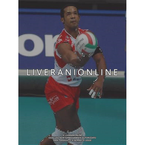 CUNEO 07/01/2007 CAMPIONATO DI PALLAVOLO SERIE A1 TIM BRE BANCA LANNUTTI CUNEO-LUBE BANCA MACERATA NELLA FOTO DENNIS ANGEL PH GIGI ARCAINI/AG.ALDO LIVERANI