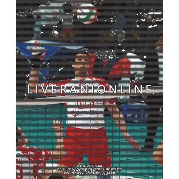 CUNEO 07/01/2007 CAMPIONATO DI PALLAVOLO SERIE A1 TIM BRE BANCA LANNUTTI CUNEO-LUBE BANCA MACERATA NELLA FOTO GERIC ANDRIJA PH GIGI ARCAINI/AG.ALDO LIVERANI