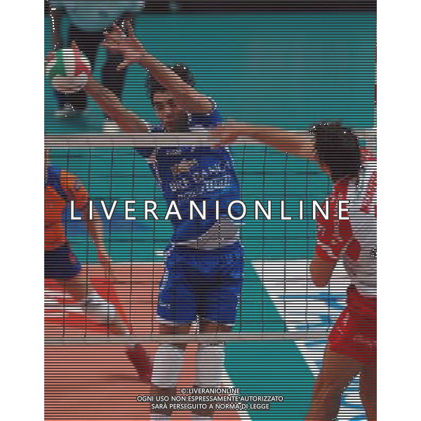 CUNEO 07/01/2007 CAMPIONATO DI PALLAVOLO SERIE A1 TIM BRE BANCA LANNUTTI CUNEO-LUBE BANCA MACERATA NELLA FOTO GODOY GILBERTO PH GIGI ARCAINI/AG.ALDO LIVERANI