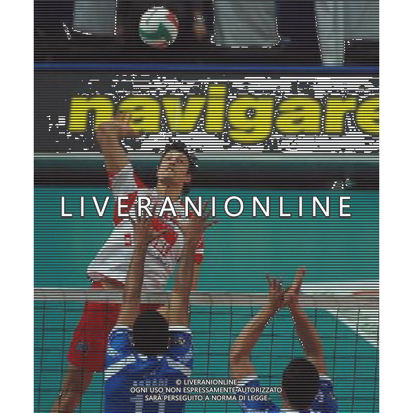 CUNEO 07/01/2007 CAMPIONATO DI PALLAVOLO SERIE A1 TIM BRE BANCA LANNUTTI CUNEO-LUBE BANCA MACERATA NELLA FOTO MILJKOVIC IVAN PH GIGI ARCAINI/AG.ALDO LIVERANI