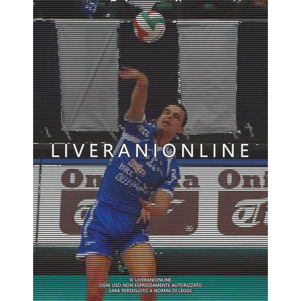 CUNEO 07/01/2007 CAMPIONATO DI PALLAVOLO SERIE A1 TIM BRE BANCA LANNUTTI CUNEO-LUBE BANCA MACERATA NELLA FOTO RIBEIRO RIAD PH GIGI ARCAINI/AG.ALDO LIVERANI
