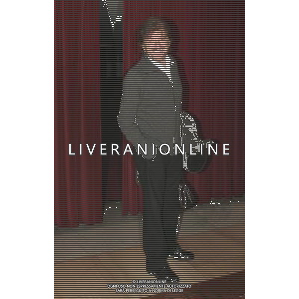 MILANO 8 GENNAIO 2007 PRESENTAZIONE DELLO SPETTACOLO TEATRALE \'LA PRESIDENTESSA\' REGIA DI GIGI PROIETTI NELLA FOTO: GIGI PROIETTI PH FRANKY-AG ALDO LIVERANI