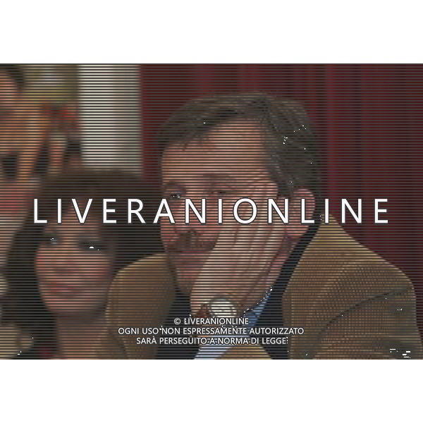 MILANO 8 GENNAIO 2007 PRESENTAZIONE DELLO SPETTACOLO TEATRALE \'LA PRESIDENTESSA\' REGIA DI GIGI PROIETTI NELLA FOTO: MAURIZIO MICHELI PH FRANKY-AG ALDO LIVERANI