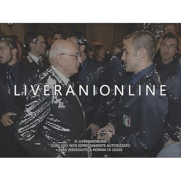 Roma 08/01/2007 NELLA FOTO Il Presidente della Repubblica Giorgio Napolitano con Fabio Cannavaro,nel pomeriggio di oggi 8 gennaio 2007 al Quirinale.(foto di Enrico Oliverio-Ufficio Stampa della Presidenza della Repubblica) AGENZIA ALDO LIVERANI