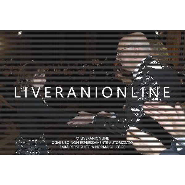 Roma 08/01/2007 NELLA FOTO Giorgio Napolitano con Vanessa Ferrari,Campionessa del mondo di Ginnastica Artistica, nel pomeriggio di oggi 8 gennaio 2007 al Quirinale.(foto di Enrico Oliverio-Ufficio Stampa della Presidenza della Repubblica) AGENZIA ALDO LI