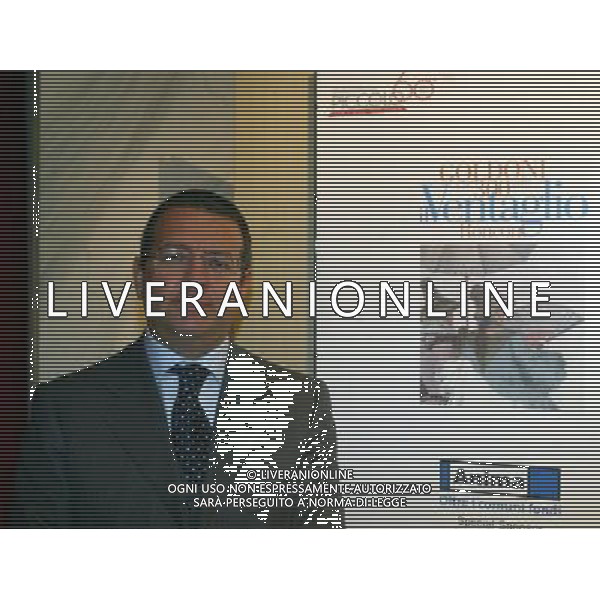 MILANO 9 GENNAIO 2007 PRESENTAZIONE DEL IL VENTAGLIO E IL PROGRAMMA DEGLI SPETTACOLI E DEGLI APPUNTAMENTI DEL PICCOLO TEATRO PER I TRECENTO ANNI DELLA NASCITA DI CARLO GOLDONI. NELLA FOTO: ANDREA FOA\' PH FRANKY/AG ALDO LIVERANI