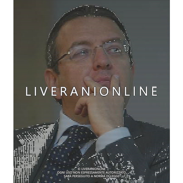 MILANO 9 GENNAIO 2007 PRESENTAZIONE DEL IL VENTAGLIO E IL PROGRAMMA DEGLI SPETTACOLI E DEGLI APPUNTAMENTI DEL PICCOLO TEATRO PER I TRECENTO ANNI DELLA NASCITA DI CARLO GOLDONI. NELLA FOTO: ANDREA FOA\' PH FRANKY/AG ALDO LIVERANI