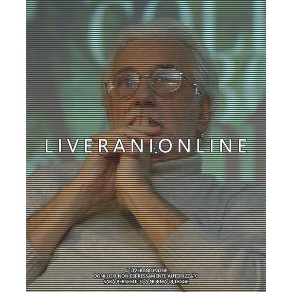 MILANO 9 GENNAIO 2007 PRESENTAZIONE DEL IL VENTAGLIO E IL PROGRAMMA DEGLI SPETTACOLI E DEGLI APPUNTAMENTI DEL PICCOLO TEATRO PER I TRECENTO ANNI DELLA NASCITA DI CARLO GOLDONI. NELLA FOTO: LUCA RONCONI PH FRANKY/AG ALDO LIVERANI
