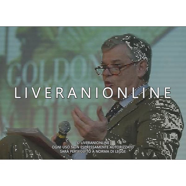 MILANO 9 GENNAIO 2007 PRESENTAZIONE DEL IL VENTAGLIO E IL PROGRAMMA DEGLI SPETTACOLI E DEGLI APPUNTAMENTI DEL PICCOLO TEATRO PER I TRECENTO ANNI DELLA NASCITA DI CARLO GOLDONI. NELLA FOTO: SERGIO ESCOBAR PH FRANKY/AG ALDO LIVERANI