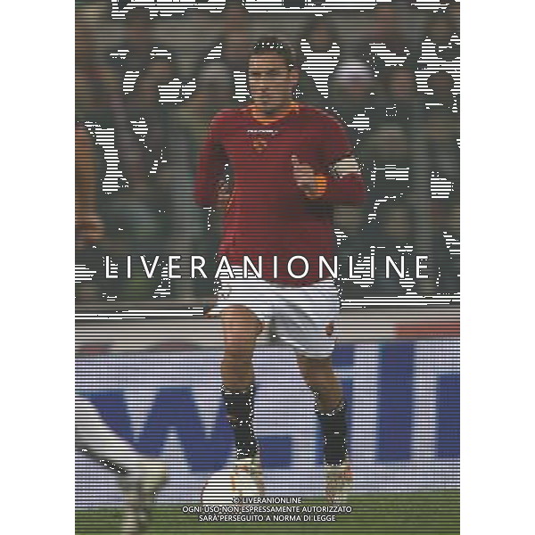 Roma - 10 / 01 / 2007 - TIM CUP 2006/2007 Quarti di Finale Andata - Roma Vs Parma (2-1) - nella foto: Francesco TOTTI ph Corradetti / ag. Aldo Liverani